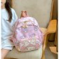Hello Kitty School Bag Cute Backpack My Melody Bag High Capacity Kids, Rose Size L