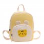 Korean Canvas Kids Backpack Children's Schoolbag Cartoon Bear Bunny, Yellow