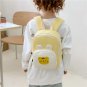 Korean Canvas Kids Backpack Children's Schoolbag Cartoon Bear Bunny, Yellow