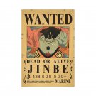 Anime One Piece Wanted Posters Dead Or Alive Jinbe Kid Figures Wall Decor Toy