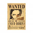 Anime One Piece Wanted Posters Dead Or Alive Nico Robin Kid Figures Wall Decor Toy