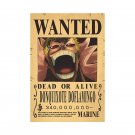 Anime One Piece Wanted Posters Dead Or Alive Donquixote Doflamingo Figures Wall Decor Toy
