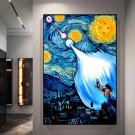 Dragon Ball Decor Painting Super Saiyan Son Goku Kamehameha Mastery Canvas Living Room