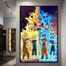 Dragon Ball Decor Painting Super Saiyan Son Goku The Heart of a Hero Canvas Living Room