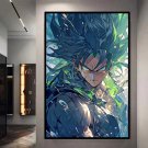 Anime Dragon Ball Decor Painting Son Goku Super Saiyan Warrior Canvas Mural Gifts