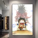 Anime Dragon Ball Decor Painting Son Goku Super Saiyan Warrior Canvas Living Room Gifts