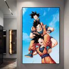 Anime Dragon Ball Decor Painting Son Goku Super Saiyan Warrior Hero Canvas Mural Gifts