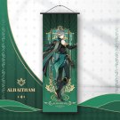 Genshin Impact Alhaitham Scroll Canvas Painting Anime Poster Home Decor Wall Size 20x75cm