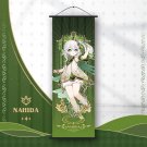 Genshin Impact Nahida Scroll Canvas Painting Anime Poster Home Decor Wall Size 20x75cm