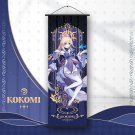 Genshin Impact Kokomi Scroll Canvas Painting Anime Poster Home Decor Wall Size 20x75cm