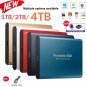 SSD 1TB High Speed External Hard Drive Type-C Interface Drive Mass Storage, Black