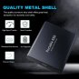 SSD 1TB High Speed External Hard Drive Type-C Interface Drive Mass Storage, Black