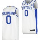 Men's Kentucky Wildcats Robert Dillingham Jersey #0 Limited Retro Basketball White