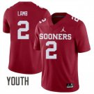 Oklahoma Sooners #2 CeeDee Lamb Jersey NCAA Red