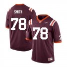 Men''s NCAA Virginia Tech Hokies #78 Bruce Smith Football Jersey