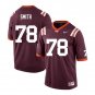 Men''s NCAA Virginia Tech Hokies #78 Bruce Smith Football Jersey