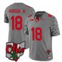 Men's Ohio State Buckeyes Marvin Harrison Jr Jersey #18 Alternate 2023 Gray