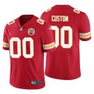 Men's Kansas City Chiefs Custom Jersey Red 2020 Limited Football Stitched