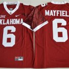 Men's Oklahoma Sooners #6 Baker Mayfield NCAA Jersey Crimson