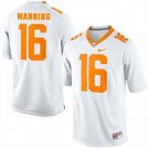 Men's Peyton Manning Jersey Tennessee Volunteers #16 Player White