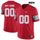 Men's Ohio State Buckeyes Custom Name Number Red Football Jersey