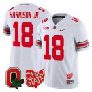 Men's Marvin Harrison Jr Jersey #18 Ohio State Buckeyes White