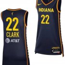 Men's Caitlin Clark Jersey #22 Indiana Fever Basketball 2024 Draft Navy