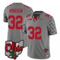 Men's Ohio State Buckeyes Treveyon Henderson Jersey #32 Alternate Gray