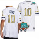 Men's Haynes King Jersey #10 Georgia Tech Yellow Jackets 2025 Gasparilla White