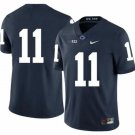 Men Penn State Nittany Lions NO NAME Jersey #11 Football NCAA Jerseys Dark Blue