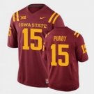 Iowa State Cyclones #15 Brock Purdy College Football Cardinal Replica Jersey