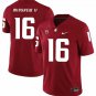 Washington State Cougars #16 Gardner Minshew II Football Jersey Red