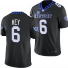 Men's Kentucky Wildcats Dane Key Jersey #6 Alternate Football Game Black