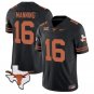 Men's Arch Manning Jersey #16 Texas Longhorn College Black