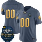 Mens Custom Notre Dame Jersey Name and Number Shamrock Series 2024 Stitched