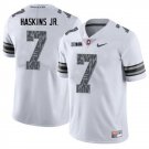 Men's Ohio State Buckeyes 7 Dwayne Haskins White Shadow College Football