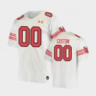 Men's Custom Utah Utes Jersey Under Armour Throwback Replica White