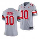 Men's Denzel Burke Jersey Ohio State Buckeyes #10 2023 Alternate Gray Limited