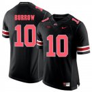 Men's Ohio State Buckeyes #10 Joe Burrow Blackout College Football Jersey