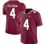 Florida State Seminoles #4 Keon Coleman Garnet Stitched Football Jersey