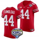Men's JT Tuimoloau Jersey #44 Ohio State Buckeyes Cotton Bowl Patch 2023 Football
