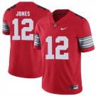 Men's Ohio State Buckeyes 12 Cardale Jones Red College Football Limited