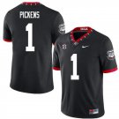 Men's Georgia Bulldogs George Pickens #1 College Game Black