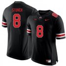Men's Ohio State Buckeyes #8 cade stover Blackout Jersey