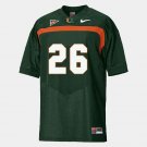 Men's Miami Hurricanes #26 Sean Taylor College Green