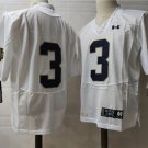 Men Notre Dame Fighting Irish 3 Joe Montana White Vapor