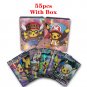 55 PCS Box New Pokemon English Anime Cards Cosplay Collection Toys Kids Gift