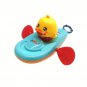 1 Pc Little Yellow Duck Kayak Toy Swimming Pool Bathroom Toy, Red
