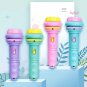 Flashlight Projector Toy Cartoon Creativity Baby Sleeping Story Book, Pink Pig with 3