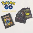 10PCS Pokemon Card Black French Vmax GX Color Energy Collection Battle Trainer Toy Gift